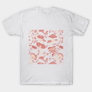 Mushroom Fall Pattern T-Shirt